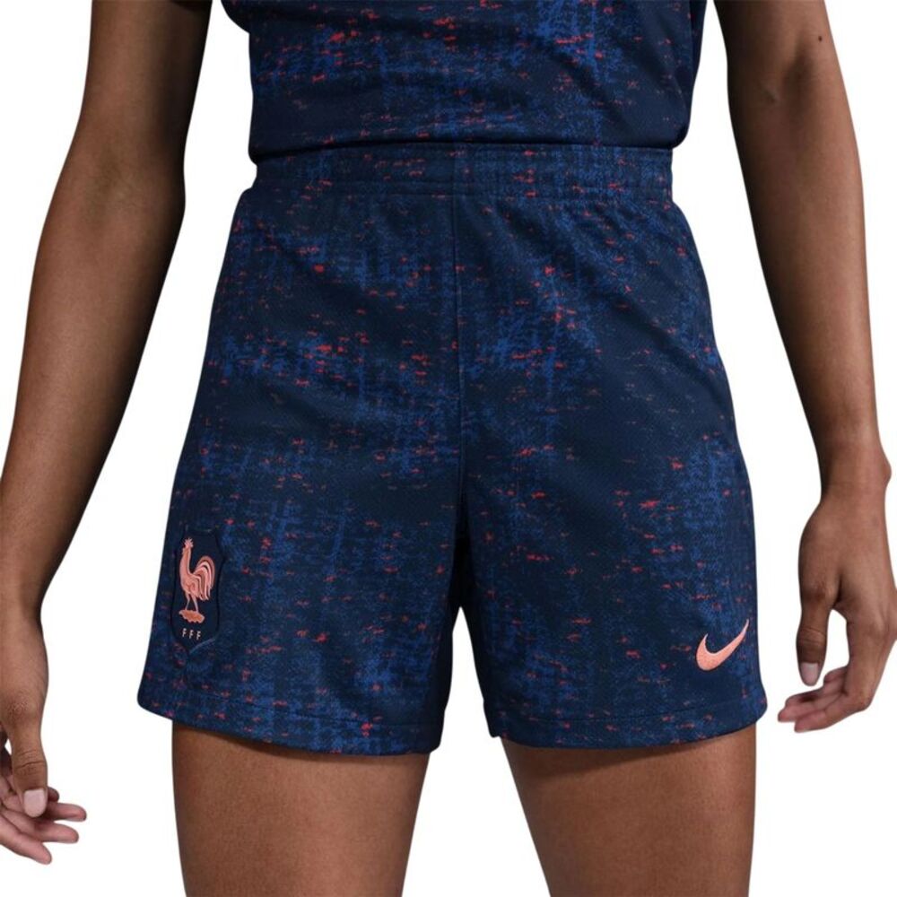 Nike Womens/Ladies 2025 French Football Federation Home Shorts / Blue